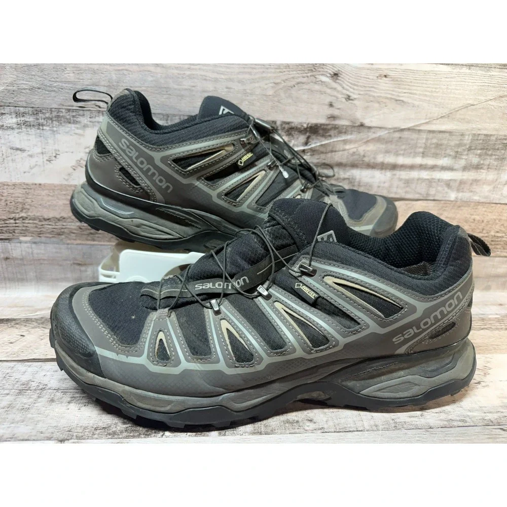 Mens Salomon X Ultra 2 Gore-tex 371560 Black Trail Hiking Shoes 2014 Size 12